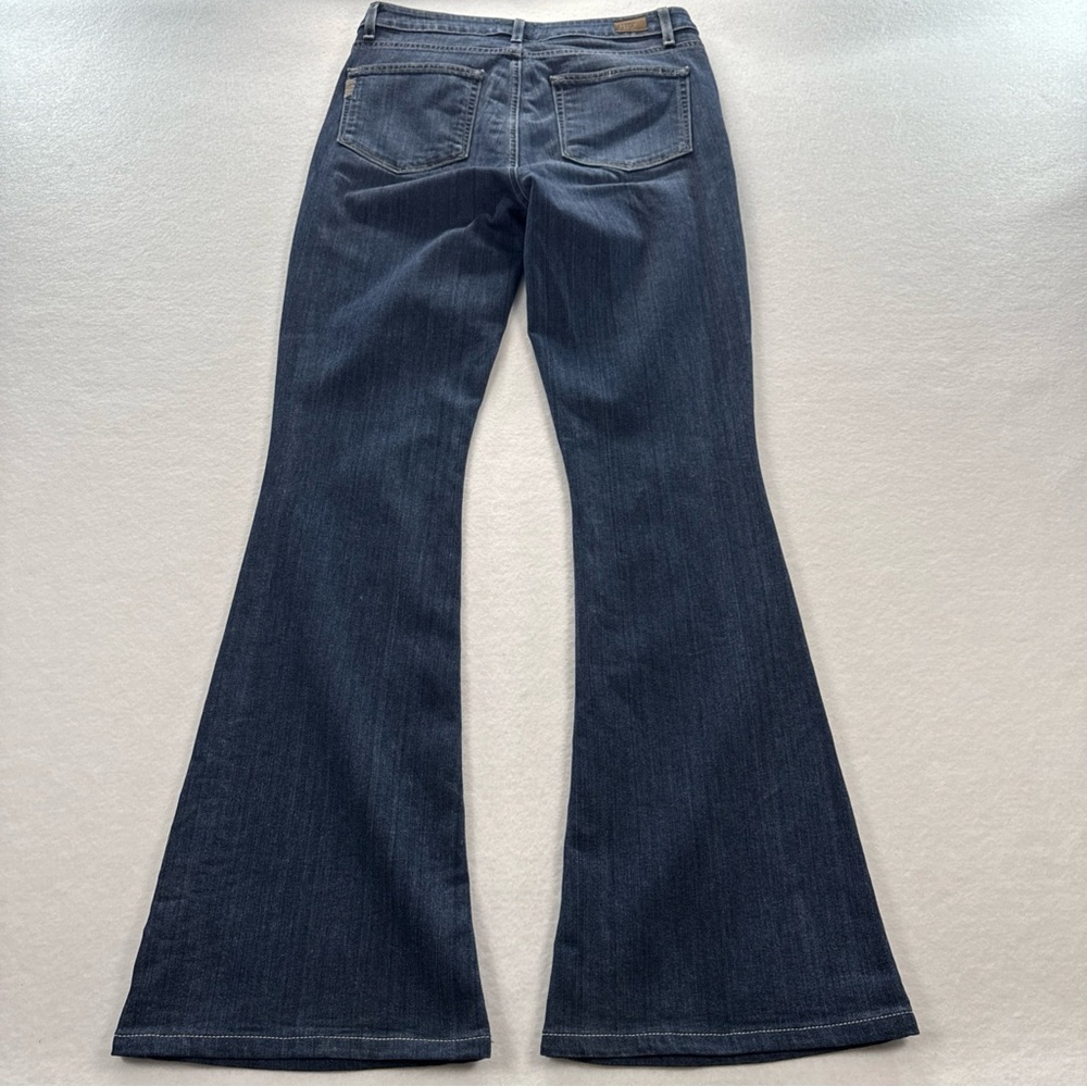 PAIGE Dark Wash Flare Jeans - Picture 6 of 8
